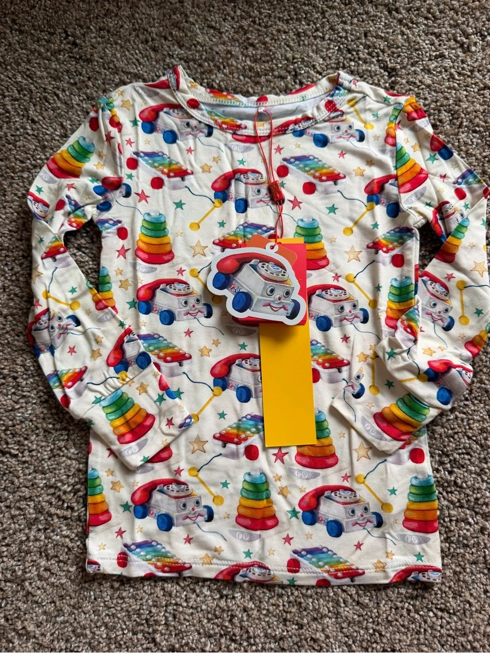 POSH PEANUT Vintage Fisher-Price Classic Pajama Set